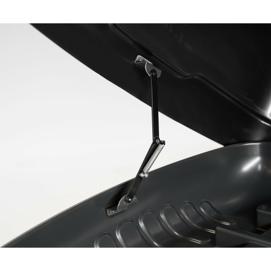 ΜΠΑΓΚΑΖΙΕΡΑ ΟΡΟΦΗΣ NORDRIVE BOX 400 LT (ΜΑΥΡΗ/ΑΝΑΓΛΥΦΗ - 175X79X47) - 1ΤΕΜ.