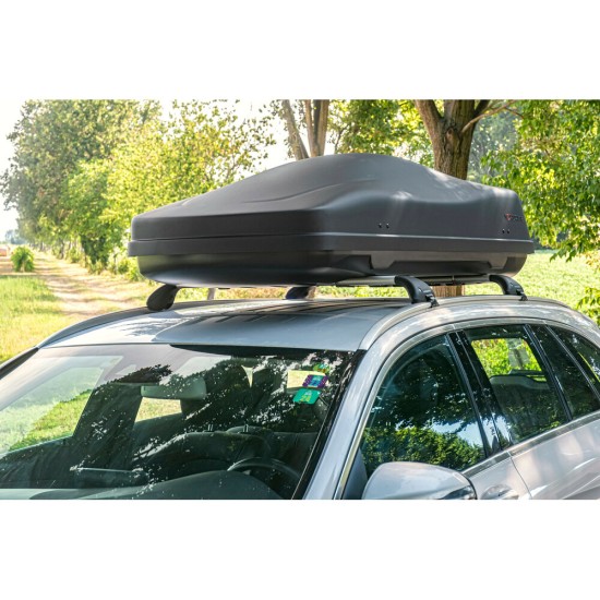 ΜΠΑΓΚΑΖΙΕΡΑ ΟΡΟΦΗΣ NORDRIVE BOX 400 LT (ΜΑΥΡΗ/ΑΝΑΓΛΥΦΗ - 175X79X47) - 1ΤΕΜ.