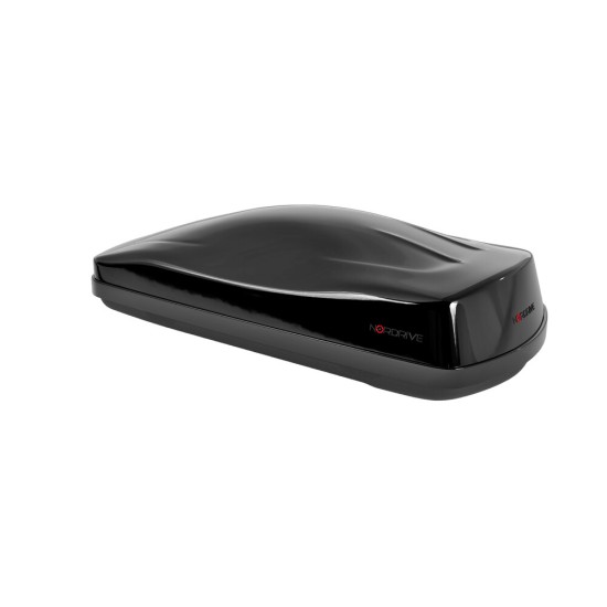 ΜΠΑΓΚΑΖΙΕΡΑ ΟΡΟΦΗΣ NORDRIVE BOX 400 LT (ΜΑΥΡΗ/ΓΥΑΛΙΣΤΕΡΗ - 175X79X47) 1ΤΕΜ.
