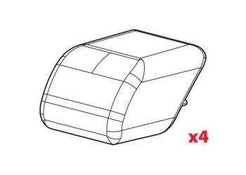 ΑΝΤΑΛΛΑΚΤΙΚΑ ΚΑΠΑΚΙΑ ΓΙΑ ΜΕΤΑΛΛΙΚΕΣ ΜΠΑΡΕΣ QUADRA