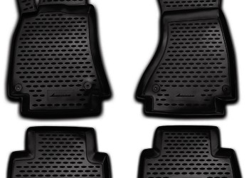 ΜΑΡΚΕ ΠΑΤΑΚΙΑ ΣΕ ΣΚΑΦΗ TPE ΛΑΣΤΙΧΟ ΓΙΑ AUDI A4 11/2007-10/2015  ΣΕ ΜΑΥΡΟ ΧΡΩΜΑ NOVLINE - 4 ΤΕΜ.