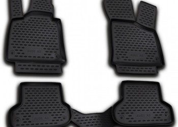 ΜΑΡΚΕ ΠΑΤΑΚΙΑ ΣΕ ΣΚΑΦΗ TPE ΛΑΣΤΙΧΟ ΓΙΑ AUDI A3 3D 2003-2012  ΣΕ ΜΑΥΡΟ ΧΡΩΜΑ NOVLINE - 4 ΤΕΜ.