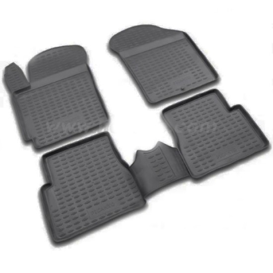 ΠΑΤΑΚΙΑ ΣΕ ΣΚΑΦΗ TPE ΛΑΣΤΙΧΟ ΓΙΑ KIA PICANTO 2004-2011  ΣΕ ΜΑΥΡΟ ΧΡΩΜΑ NOVLINE - 4 ΤΕΜ.