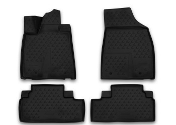 ΜΑΡΚΕ ΠΑΤΑΚΙΑ ΣΕ ΣΚΑΦΗ TPE ΛΑΣΤΙΧΟ ΓΙΑ LEXUS RX 350 ΟΧΙ ΥΒΡΙΔΙΚΟ 06/2006+   ΣΕ ΜΑΥΡΟ ΧΡΩΜΑ NOVLINE - 4 ΤΕΜ.