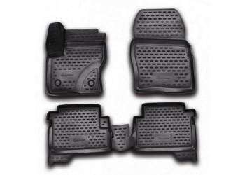 ΜΑΡΚΕ ΠΑΤΑΚΙΑ ΣΕ ΣΚΑΦΗ TPE ΛΑΣΤΙΧΟ ΓΙΑ FORD KUGA 5D 03/2013-10/2016  ΣΕ ΑΝΘΡΑΚΙ ΣΚΟΥΡΟ ΓΚΡΙ ΧΡΩΜΑ NOVLINE - 4 ΤΕΜ.