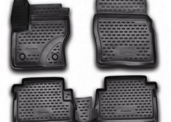 ΜΑΡΚΕ ΠΑΤΑΚΙΑ ΣΕ ΣΚΑΦΗ TPE ΛΑΣΤΙΧΟ ΓΙΑ FORD KUGA 5D 03/2013-10/2016  ΣΕ ΑΝΘΡΑΚΙ ΣΚΟΥΡΟ ΓΚΡΙ ΧΡΩΜΑ NOVLINE - 4 ΤΕΜ.