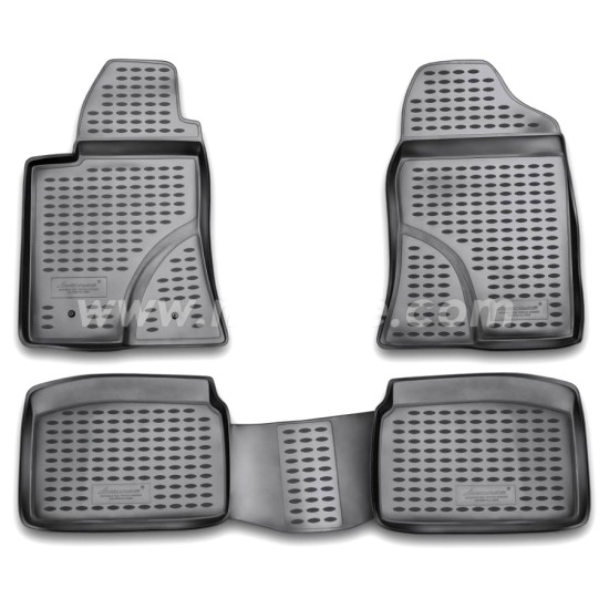 ΜΑΡΚΕ ΠΑΤΑΚΙΑ ΣΕ ΣΚΑΦΗ TPE ΛΑΣΤΙΧΟ ΓΙΑ TOYOTA AVENSIS 04/2003-2009  ΣΕ ΜΑΥΡΟ ΧΡΩΜΑ NOVLINE - 4 ΤΕΜ.