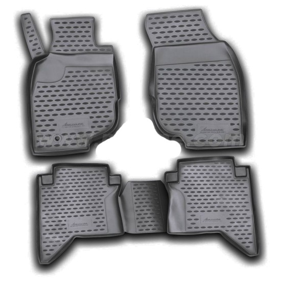 ΠΑΤΑΚΙΑ ΣΕ ΣΚΑΦΗ TPE ΛΑΣΤΙΧΟ ΓΙΑ TOYOTA HILUX 2008+  ΣΕ ΜΑΥΡΟ ΧΡΩΜΑ NOVLINE - 4 ΤΕΜ.