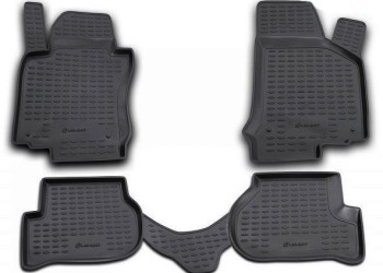 ΜΑΡΚΕ ΠΑΤΑΚΙΑ ΣΕ ΣΚΑΦΗ TPE ΛΑΣΤΙΧΟ ΓΙΑ VW GOLF 5 11/2003-10/2008  ΣΕ ΜΑΥΡΟ ΧΡΩΜΑ NOVLINE - 4 ΤΕΜ.