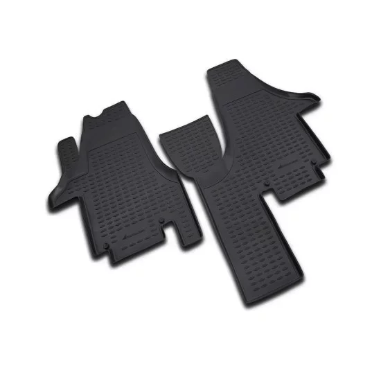 ΠΑΤΑΚΙΑ ΣΕ ΣΚΑΦΗ TPE ΛΑΣΤΙΧΟ ΓΙΑ VW TRANSPORTER T5 04/2003+  ΣΕ ΜΑΥΡΟ ΧΡΩΜΑ NOVLINE - 2 ΤΕΜ.