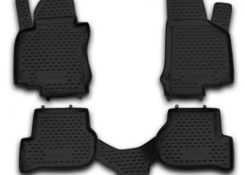 ΜΑΡΚΕ ΠΑΤΑΚΙΑ ΣΕ ΣΚΑΦΗ TPE ΛΑΣΤΙΧΟ ΓΙΑ VW GOLF 6 5D 04/2009-2012 (ΧΩΡΙΣ ΤΕΜΠΕΛΗ)  ΣΕ ΜΑΥΡΟ ΧΡΩΜΑ NOVLINE - 4 ΤΕΜ.