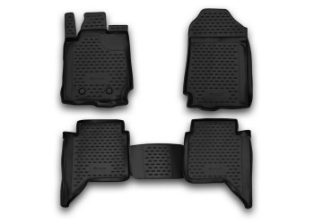 ΜΑΡΚΕ ΠΑΤΑΚΙΑ ΣΕ ΣΚΑΦΗ TPE ΛΑΣΤΙΧΟ ΓΙΑ FORD RANGER 4D 2011+  ΣΕ ΜΑΥΡΟ ΧΡΩΜΑ NOVLINE - 4 ΤΕΜ.