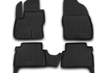 ΜΑΡΚΕ ΠΑΤΑΚΙΑ ΣΕ ΣΚΑΦΗ TPE ΛΑΣΤΙΧΟ ΓΙΑ FORD KUGA 5D 2008+   ΣΕ ΜΑΥΡΟ ΧΡΩΜΑ NOVLINE - 4 ΤΕΜ.