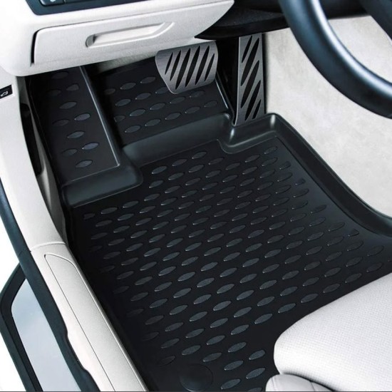 ΠΑΤΑΚΙΑ ΣΕ ΣΚΑΦΗ TPE ΛΑΣΤΙΧΟ ΓΙΑ HONDA JAZZ 5D 2002-2008   ΣΕ ΜΑΥΡΟ ΧΡΩΜΑ NOVLINE - 4 ΤΕΜ.