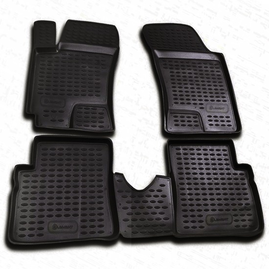 ΠΑΤΑΚΙΑ ΣΕ ΣΚΑΦΗ TPE ΛΑΣΤΙΧΟ ΓΙΑ HYUNDAI GETZ 5D 2002-2008  ΣΕ ΜΑΥΡΟ ΧΡΩΜΑ NOVLINE - 4 ΤΕΜ.