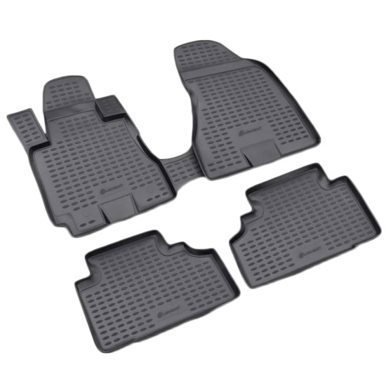 ΠΑΤΑΚΙΑ ΣΕ ΣΚΑΦΗ TPE ΛΑΣΤΙΧΟ ΓΙΑ HYUNDAI TUCSON 5D 2004-2010  ΣΕ ΜΑΥΡΟ ΧΡΩΜΑ NOVLINE - 4 ΤΕΜ.