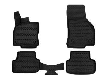 ΜΑΡΚΕ ΠΑΤΑΚΙΑ ΣΕ ΣΚΑΦΗ TPE ΛΑΣΤΙΧΟ ΓΙΑ SEAT LEON 5D 2012-2019   ΣΕ ΜΑΥΡΟ ΧΡΩΜΑ NOVLINE - 4 ΤΕΜ.