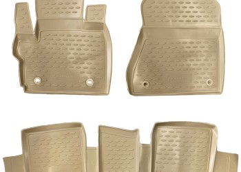 ΜΑΡΚΕ ΠΑΤΑΚΙΑ ΣΕ ΣΚΑΦΗ TPE ΛΑΣΤΙΧΟ ΓΙΑ TOYOTA IQ 03/2008+  ΣΕ ΜΠΕΖ ΧΡΩΜΑ NOVLINE - 3 ΤΕΜ.