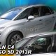 ΑΝΕΜΟΘΡΑΥΣΤΕΣ ΓΙΑ CITROEN C4 PICASSO / GRAND MK2 5D 2013-2020 ΖΕΥΓΑΡΙ ΑΠΟ ΕΥΚΑΜΠΤΟ ΦΙΜΕ ΠΛΑΣΤΙΚΟ HEKO - 2 ΤΕΜ.