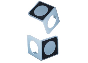 ΣΤΑΘΕΡΟΠΟΙΗΤΗΣ / ΔΙΑΧΩΡΙΣΤΙΚΟ STOPPER NOOK ΓΙΑ ΤΟ ΠΟΡΤ ΜΠΑΓΚΑΖ ΑΠΟ ΠΛΑΣΤΙΚΟ ΣΕ ΓΚΡΙ ΧΡΩΜΑ ΜΕ ΑΝΤΙΟΛΙΣΘΗΤΙΚΑ ΜΑΞΙΛΑΡΑΚΙΑ ΚΑΙ ΑΥΤΟΚΟΛΛΗΤΑ ΤΥΠΟΥ VELCRO RATI - 2 ΤΕΜ.