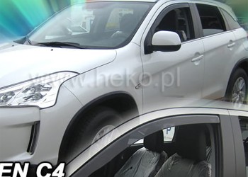 ΑΝΕΜΟΘΡΑΥΣΤΕΣ ΓΙΑ CITROEN C4 AIRCROSS 5D 2012 ΖΕΥΓΑΡΙ ΑΠΟ ΕΥΚΑΜΠΤΟ ΦΙΜΕ ΠΛΑΣΤΙΚΟ HEKO - 2 ΤΕΜ.