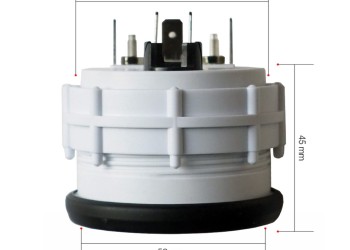 ΟΡΓΑΝΟ ΠΙΕΣΗΣ ΛΑΔΙΟΥ BLACK LINE 58mm ΜΕ ΛΕΥΚΟ ΦΩΤΙΣΜΟ LED (ΜΑΥΡΟ ΚΑΝΤΡΑΝ/ΜΑΥΡΟ ΠΛΑΙΣΙΟ)