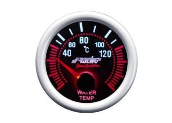 ΘΕΡΜΟΚΡΑΣΙΑ ΝΕΡΟΥ 52mm 2 INCH ΜΑΥΡΟ ΜΕ ΚΟΚΚΙΝΟ ΦΩΤΙΣΜΟ