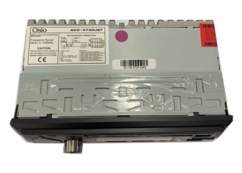 RADIO 1 DIN DUAL USB/FM/MSD/MP3/WMA/BLUETOOTH 200W ΜΕ ΕΠΙΛΟΓΗ ΦΩΤΙΣΜΟΥ 7 ΧΡΩΜΑΤΩΝ & ΧΕΙΡΙΣΤΗΡΙΟ OSIO - 1 τεμ.