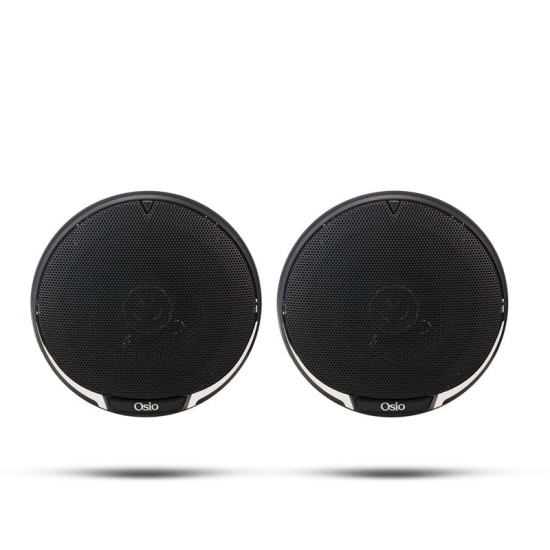 ΗΧΕΙΑ 2 ΔΡΟΜΩΝ 4inc 100mm ΣΤΡΟΓΓΥΛΑ 100W 86dB OSIO - 2 ΤΕΜ.