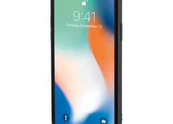 APPLE iPHONE X ΘΗΚΗ ΚΙΝΗΤΟΥ DUO POCKET ΜΑΥΡΟ-ΚΟΚΚΙΝΟ ΜΑΓΝΗΤΙΚΗ SILVER LINE