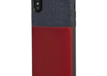 APPLE iPHONE X ΘΗΚΗ ΚΙΝΗΤΟΥ DUO POCKET ΜΠΛΕ-ΜΠΟΡΝΤΩ ΜΑΓΝΗΤΙΚΗ SILVER LINE