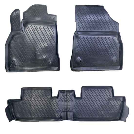 ΜΑΡΚΕ ΠΑΤΑΚΙΑ ΣΕ ΣΚΑΦΗ TPE ΛΑΣΤΙΧΟ ΓΙΑ PEUGEOT 3008 05/2009-2016  ΣΕ ΜΑΥΡΟ ΧΡΩΜΑ NOVLINE - 3 ΤΕΜ.