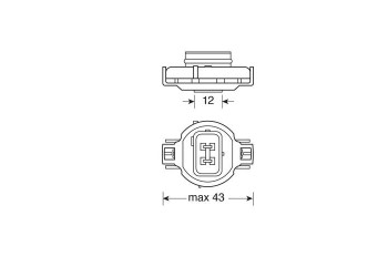 PSY24W 12V 24W 385lm PG20-4 STANDARD LINE ΠΟΡΤΟΚΑΛΙ 1ΤΕΜ. ΣΕ BLISTER