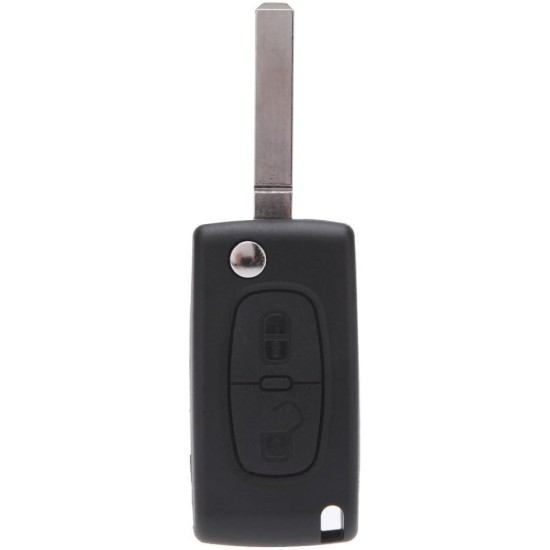 ΑΝΤΑΛΛΑΚΤΙΚΟ ΚΛΕΙΔΙ ΓΙΑ PEUGEOT 206 / 107 / 207 / 307 / 407 CITROEN C2 / C3 / C4 / C5 / C6 ΑΝΤΑΛΛΑΚΤΙΚΟ ΚΑΛΥΜΜΑ ΧΩΡΙΣ ΚΛΕΙΔΙ 2 ΚΟΥΜΠΙΩΝ - 1 ΤΕΜ.