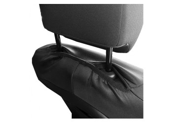 ΗΜΙΚΑΛΥΜΜΑΤΑ ΜΠΡΟΣΤΑ ΚΑΘΙΣΜΑΤΩΝ ΜΑΥΡΟ/ΜΠΛΕ ΜΟΤΙΒΟ (VELCRO ΣΤΑ ΠΡΟΣΚΕΦΑΛΑ) - 2 ΤΕΜ.