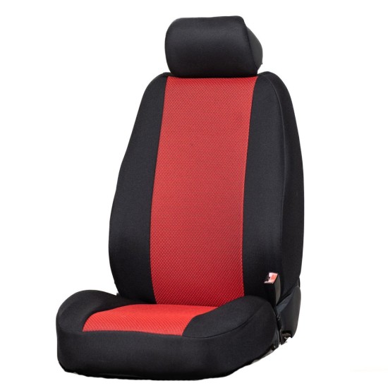 ΗΜΙΚΑΛΥΜΜΑΤΑ ΚΑΘΙΣΜΑΤΩΝ TEX ΜΑΥΡΟ/ΚΟΚΚΙΝΟ ΠΟΛΥΕΣΤΕΡΑΣ ΜΕ ΔΙΑΙΡΟΥΜΕΝΑ ΠΡΟΣΚΕΦΑΛΑ RACE AXION - 2 ΤΕΜ.