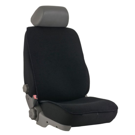 Race Axion - Πλατοκαθίσματα για Εμπρόσθια Καθίσματα με Universal Εφαρμογή από Πετσέτα (70% Βαμβάκι / 30% Πολυεστέρας) σε Μαύρο Χρώμα - 2 Τεμ. (PLAT.60020-RXLY)