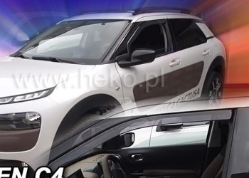 ΑΝΕΜΟΘΡΑΥΣΤΕΣ ΓΙΑ CITROEN C4 CACTUS 5D 2014-2018 ΖΕΥΓΑΡΙ ΑΠΟ ΕΥΚΑΜΠΤΟ ΦΙΜΕ ΠΛΑΣΤΙΚΟ HEKO - 2 ΤΕΜ.