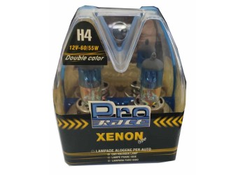 H4 12V 60/55W P43t RAINBOW BLUΕ ΤΥΠΟΥ XENON PRO-RACE -  2 ΤΕΜ.