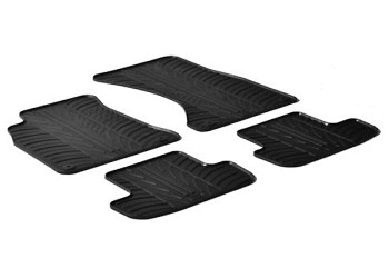 ΜΑΡΚΕ ΠΑΤΑΚΙΑ ΣΕ ΣΚΑΦΗ ΛΑΣΤΙΧΟ ΓΙΑ AUDI A5 CABRIO 03/2005-02/2017 / A5 COUPE 3D 06/2007-08/2016 SUMISURA ΣΕ ΜΑΥΡΟ ΧΡΩΜΑ ME ΚΟΥΜΠΩΜΑΤΑ LAMPA - 4 ΤΕΜ.