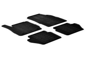 ΜΑΡΚΕ ΠΑΤΑΚΙΑ ΣΕ ΣΚΑΦΗ ΛΑΣΤΙΧΟ ΓΙΑ FORD FIESTA 03/2011-05/2017 SUMISURA ΣΕ ΜΑΥΡΟ ΧΡΩΜΑ ME ΚΟΥΜΠΩΜΑΤΑ LAMPA - 4 ΤΕΜ.