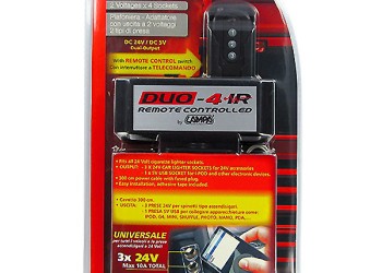 ΠΟΛΥΠΡΙΖΟ ΑΝΤΑΠΤΟΡΑΣ ΑΝΑΠΤΗΡΑ DUO-4 24V (ΤΡΙΠΛΟΣ ΜΕ REMOTE CONTROL/USB)