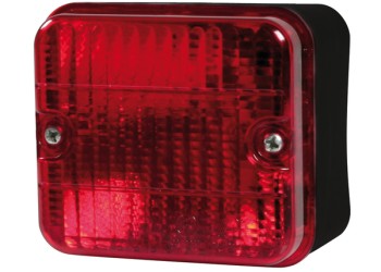 ΦΑΝΑΡΙ 12V - STOP ΚΑΙ ΟΜΙΧΛΗΣ - ΓΙΑ ΤΡΕΙΛΕΡ (ΚΟΚΚΙΝΟ - 70 Χ 80 Χ 50mm) - 1ΤΕΜ.