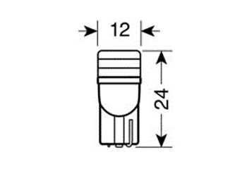 T10 W5W 12V W2,1x9,5d 25lm MEGA-LED2 ΔΙΑΘΛΑΣΗΣ (ΚΑΡΦΩΤΟ-ΑΚΑΛΥΚΟ-ΔΙΠΛΗΣ ΠΟΛΙΚΟΤΗΤΑΣ) BLISTER 2ΤΕΜ.
