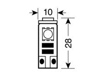 T10 W5W 12V W2,1x9,5d 28lm HYPER-LED9 ΛΕΥΚΟ ΔΙΑΘΛΑΣΗΣ 3SMDx3chips (ΤΡΙΠΛΟΕΣΤΙΑΚΟ- CAN-BUS) 2ΤΕΜ.