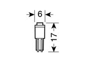 ΛΑΜΠΑΚΙ T5 HYPER-LED 1 SMD ΛΕΥΚΟ 12V