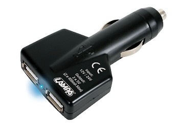 ΦΟΡΤΙΣΤΗΣ ΓΙΑ 2 USB ΑΝΑΠΤΗΡΑ 12/24V