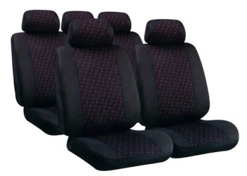 ΚΑΛΥΜΜΑΤΑ GLAMUR ΣΕΤ - ΜΑΥΡΟ/ΚΟΚΚΙΝΟ