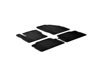 ΜΑΡΚΕ ΠΑΤΑΚΙΑ ΣΕ ΣΚΑΦΗ ΛΑΣΤΙΧΟ ΓΙΑ FORD C-MAX 10/2003-10/2010 / FORD KUGA 06/2008-02/2013 SUMISURA ΣΕ ΜΑΥΡΟ ΧΡΩΜΑ ME ΚΟΥΜΠΩΜΑΤΑ LAMPA - 4 ΤΕΜ.