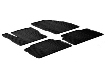 ΜΑΡΚΕ ΠΑΤΑΚΙΑ ΣΕ ΣΚΑΦΗ ΛΑΣΤΙΧΟ ΓΙΑ FORD C-MAX 10/2003-10/2010 / FORD KUGA 06/2008-02/2013 SUMISURA ΣΕ ΜΑΥΡΟ ΧΡΩΜΑ ME ΚΟΥΜΠΩΜΑΤΑ LAMPA - 4 ΤΕΜ.